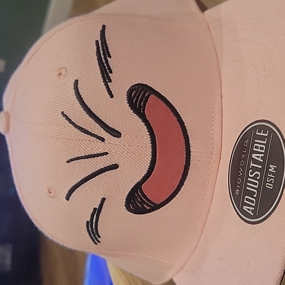 Bioworld Light Pink Happy Face Cap DragonBallZ